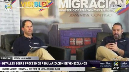 En Vivo desde Colombia - Detalles sobre proceso de regularización de venezolanos