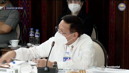 President Rodrigo Duterte's recorded message to the nation on Monday, March 15