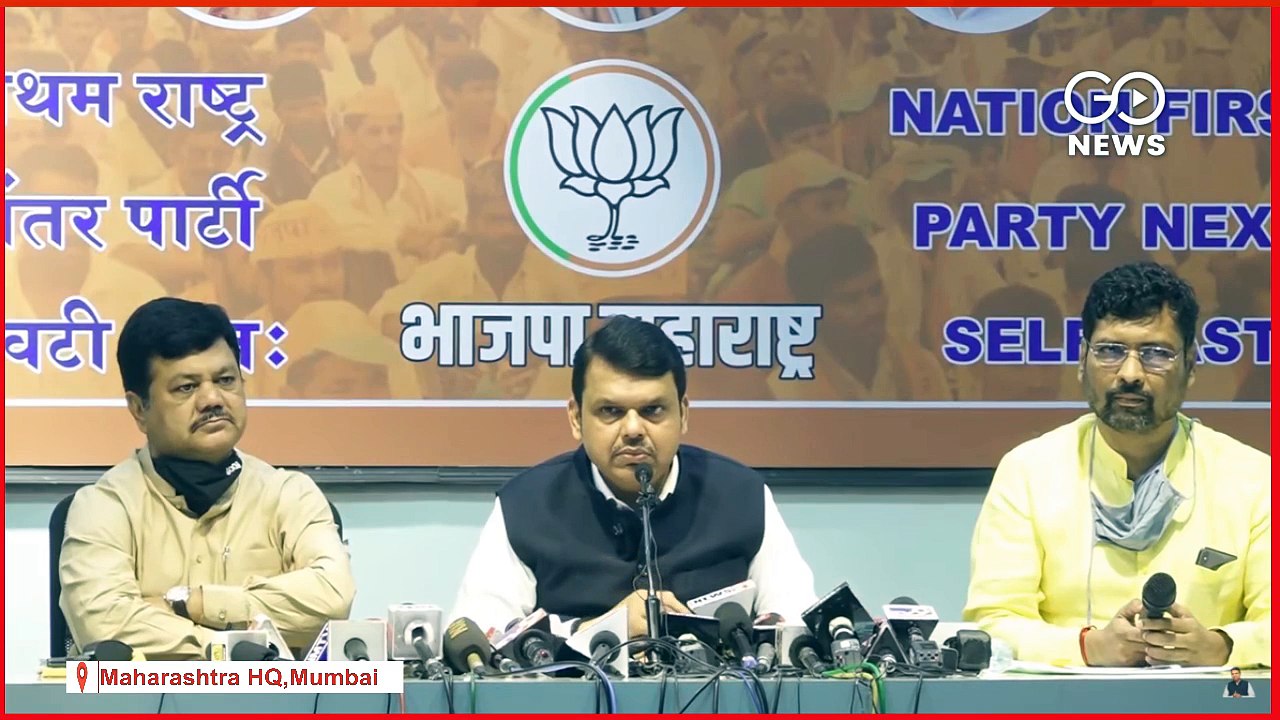 @Dev_Fadnavis from #BJP #Maharashtra HQ, #Mumbai #DevendraFadnavis