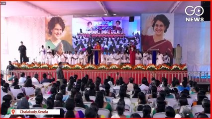 @priyankagandhi Addresses Corner Meeting in Chalakudy, #Kerala  #PriyankaGandhi #Congress @INCIndia #KeralaElections