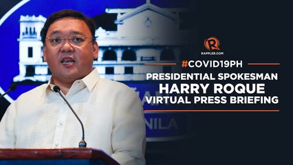 Harry Roque press briefing for Thursday, April 8
