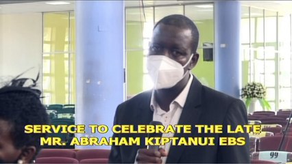 Celebrating The Life Of Abraham Kiptanui
