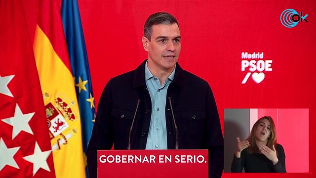 Pedro Sánchez y Ángel Gabilondo, en un acto sobre sostenibilidad y cambio climático