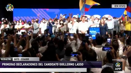 Primeras declaraciones del candidato Guillermo Lasso - Desde Ecuador