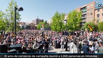 Un día de campaña con Monasterio: del chocolate con churros en Vallecas a llenar un mitin Móstoles