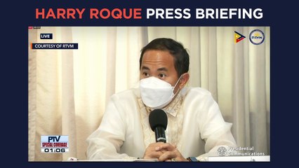 Harry Roque press briefing for Tuesday, April 27
