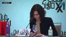 Directo: Isabel Díaz Ayuso interviene en un almuerzo en el Club Siglo XXI