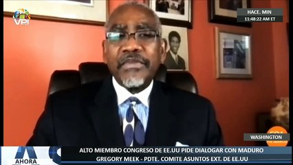 Alto miembro del Congreso de EE.UU pide dialogar con Maduro - Ahora