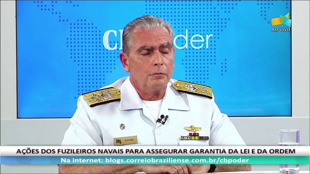CB.PODER: Paulo Martino Zuccaro, comandante-geral do Corpo de Fuzileiros Navais - 05/05