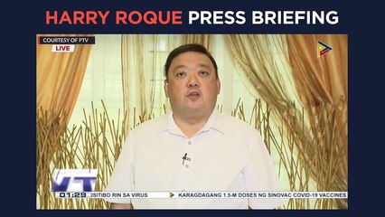 Harry Roque press briefing for Friday, May 7