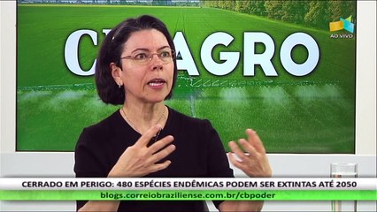 CB.PODER: Mercedes Bustamante, pesquisadora da UnB e especialista no bioma do Cerrado - 14/05