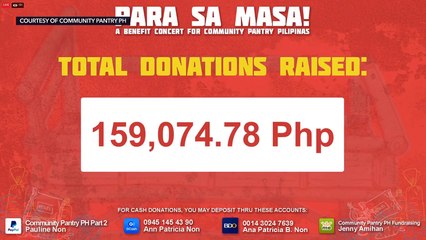 Para sa Masa: A benefit concert for Community Pantry PH