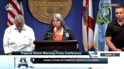 Posible llegada de tormenta tropical a Florida - 03Jun - Ahora