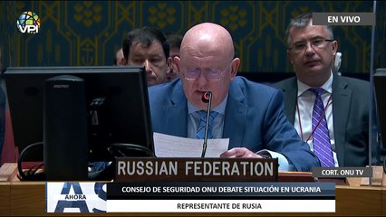 En Vivo | Consejo de seguridad ONU sobre situación en Ucrania -  06Jun  Ahora