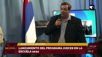 Lanzamiento del programa Jueces en la Escuela 2022