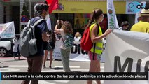 DIRECTO Los MIR salen a la calle contra Darias por la polémica en la adjudicación de plazas