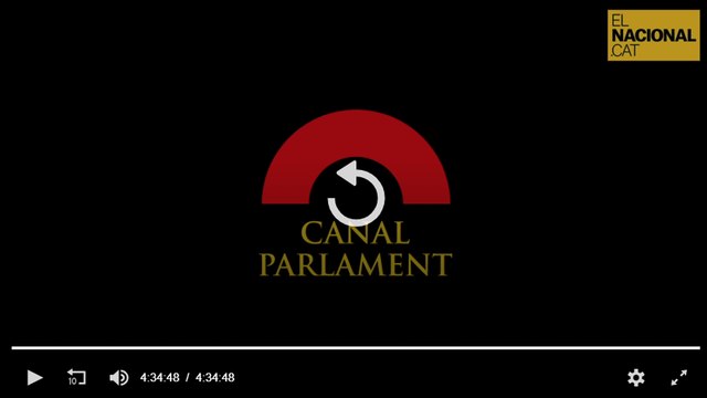 EN DIRECTE | Ple del Parlament de Catalunya