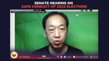 Senate hearing on safe conduct of 2022 elections