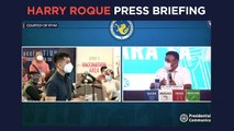 Harry Roque press briefing and launch of vaccination for economic frontliners