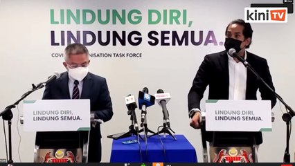 LIVE: National Covid-19 Immunisation Programme weekly briefing with Khairy & Dr Adham Baba