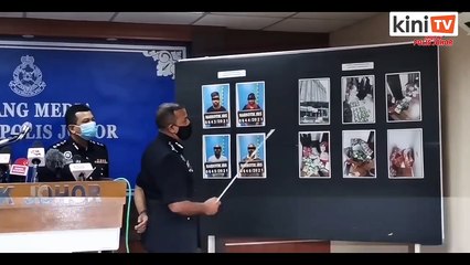 LIVE: Polis Johor umum berjaya bongkar stor simpanan dadah