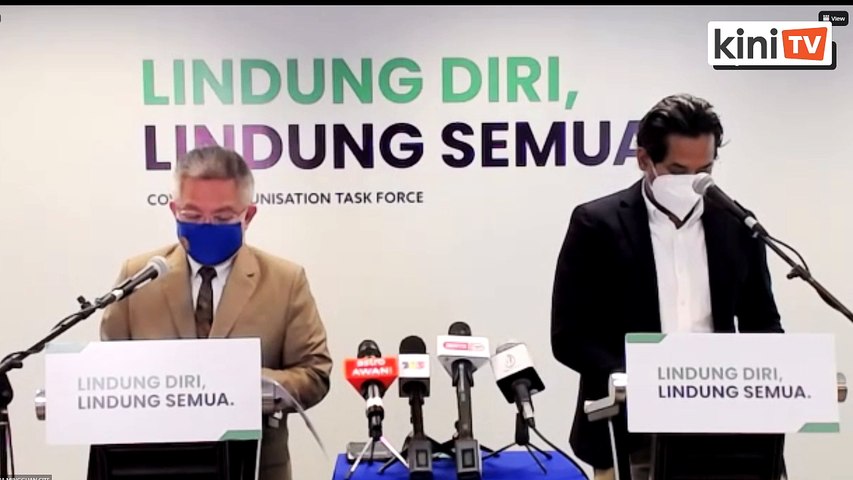 LIVE: National Covid-19 Immunisation Programme weekly briefing with Khairy & Dr Adham Baba