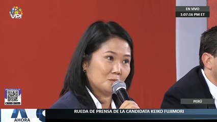 #17Jun | #Perú | Rueda de prensa de la candidata Keiko Fujimori - Ahora