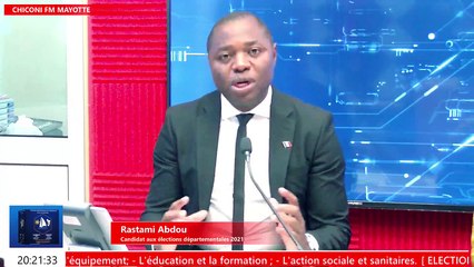 Chiconi FM-TV avec RASTAMI et NAINMATI pour les élections départementales 2021 Canton N°10