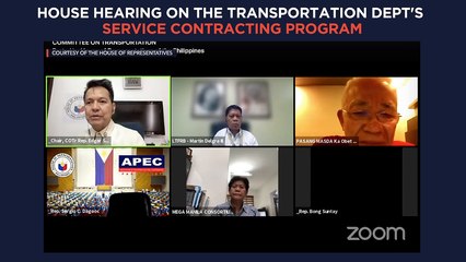 House of Representatives: Hearing on the transportation department's service contracting program