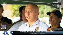Pronunciamiento de autoridades sobre el colapso de edificio en Surfside - #24Jun - Ahora