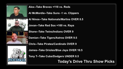 Live Free Picks Drive Thru Show NBA MLB NHL Picks 6-24-2021