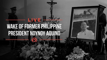 Wake of former Philippine president Noynoy Aquino