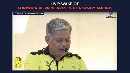 Wake of former Philippine president Noynoy Aquino