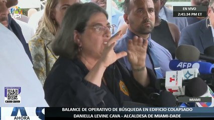 En Vivo | Balance de operativo de búsqueda en edificio colapsado en Surfside - #25Jun - Ahora