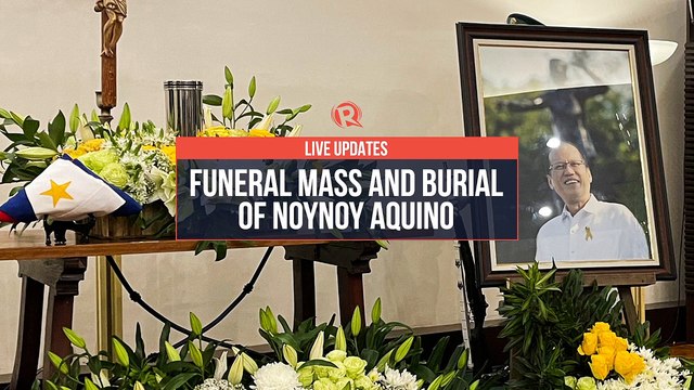 Funeral Mass and burial of former Philippine president Noynoy Aquino