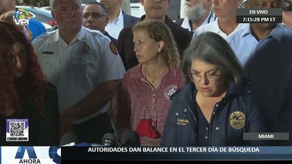En Vivo | Nuevo reporte en las búsquedas luego del desplome del edificio en #Surfside  - #27Jun - Ahora