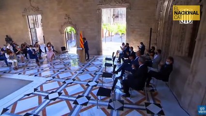 #ENDirecte | Pere Aragonès ofereix una recepció oficial als presos i preses polítiques