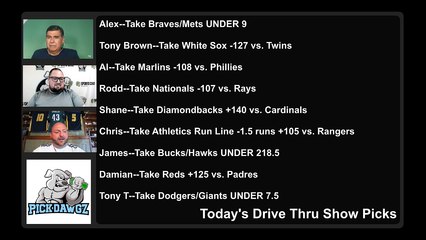 Live Free Picks Drive Thru Show NBA MLB NHL Picks 6-29-2021