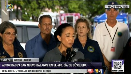 Nuevos detalles sobre las labores de búsqueda de edificio en #Surfside - #29Jun - Ahora