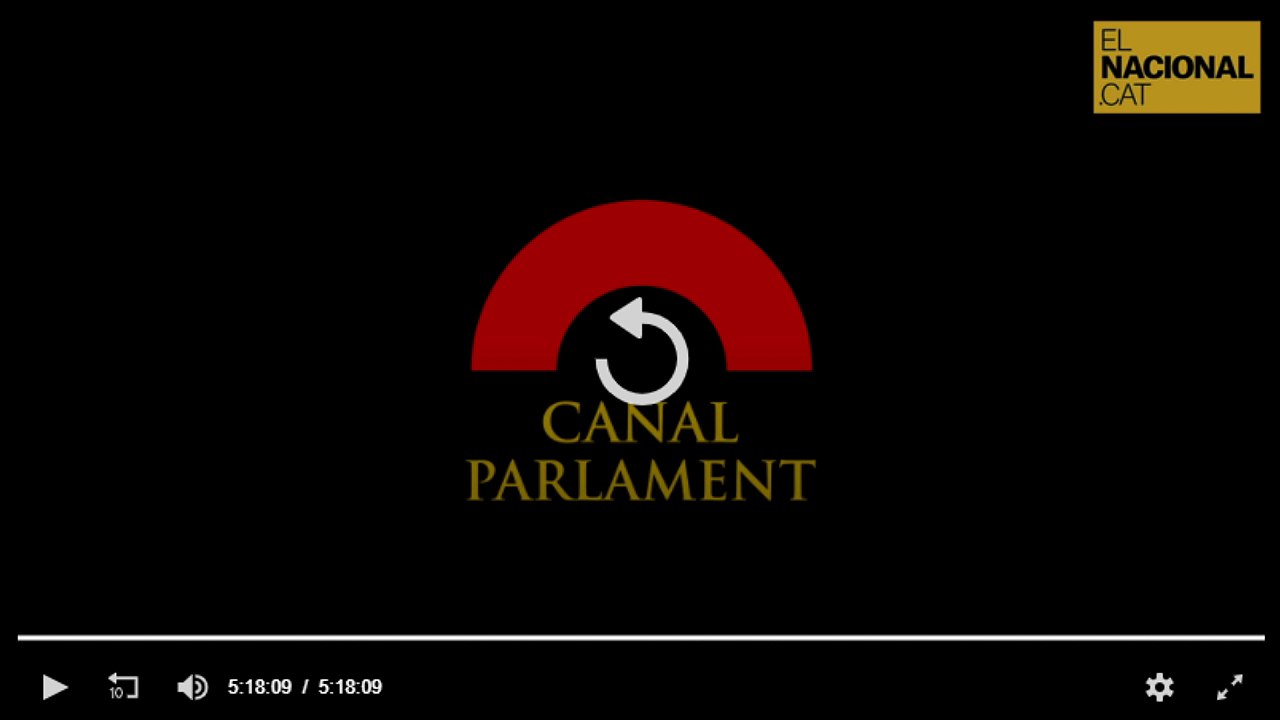 #ENDirecte | Ple del Parlament