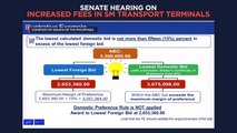 Senate of the Philippines: Hearing on increased fees in SM transport terminals