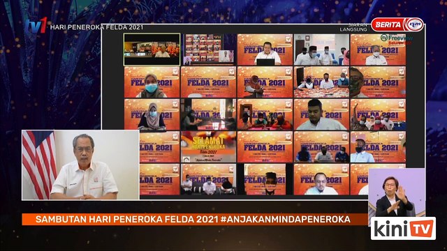 Earlier today: PM Muhyiddin Yassin's address in conjunction with Felda Settllers' Day 2021