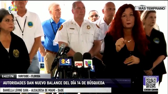 Autoridades dan nuevo balance del día 14 de búsqueda en derrumbe en #Surfide #Miami - #7Jul