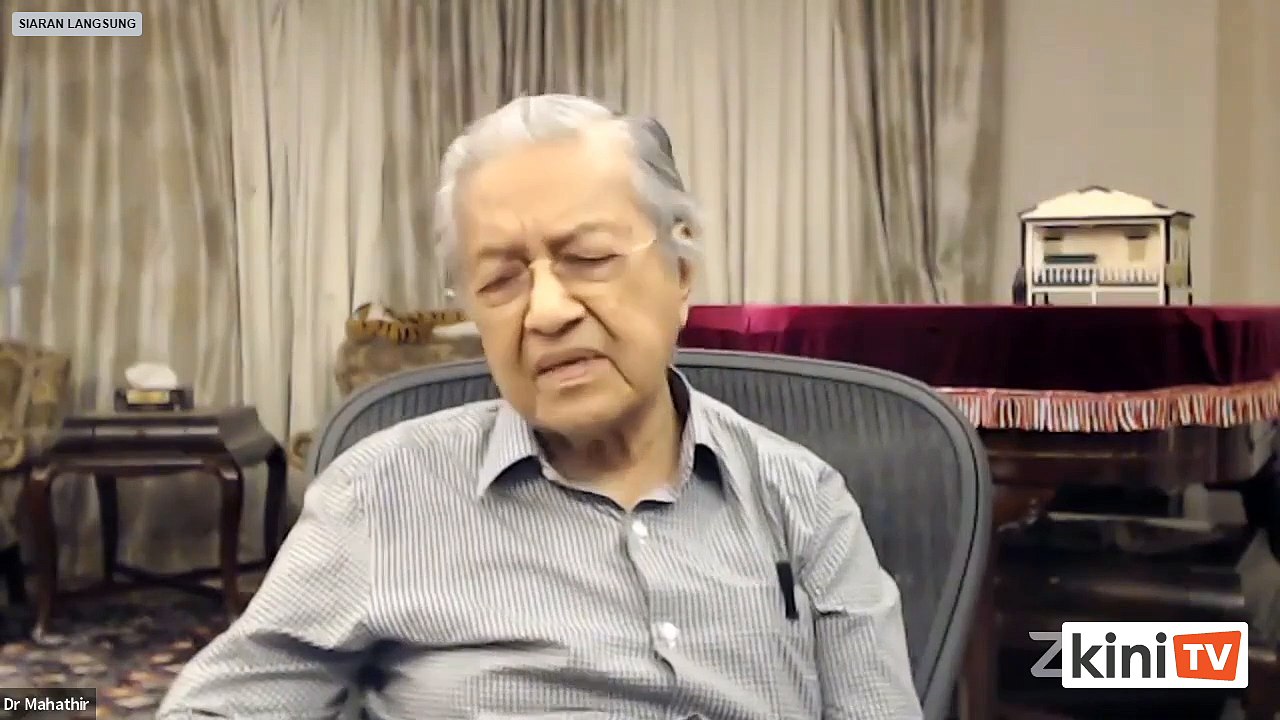 LIVE: Dr Mahathir Mohamad addresses current political situation