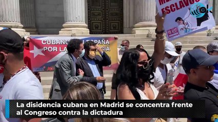 Directo: La disidencia cubana se concentra frente al Congreso contra la dictadura