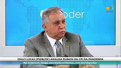 CB.PODER: Izalci Lucas, representante titular do PSDB na CPI da Covid - 12/07
