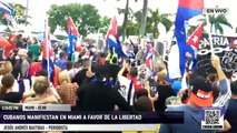 En Vivo | Cubanos manifiestan en Miami a favor de la libertad - #13Jul - VPItv