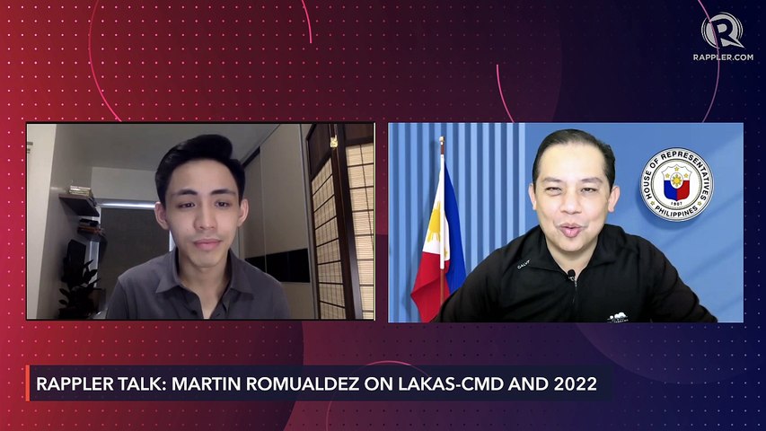 Rappler Talk: Martin Romualdez  on Lakas-CMD and 2022