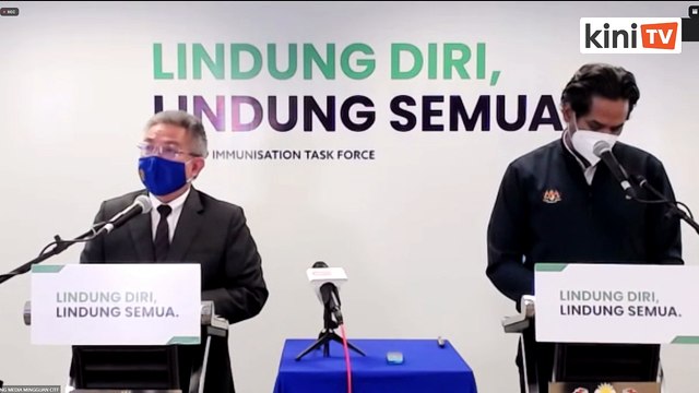 LIVE: National Covid-19 Immunisation Programme weekly briefing with Khairy & Dr Adham Baba