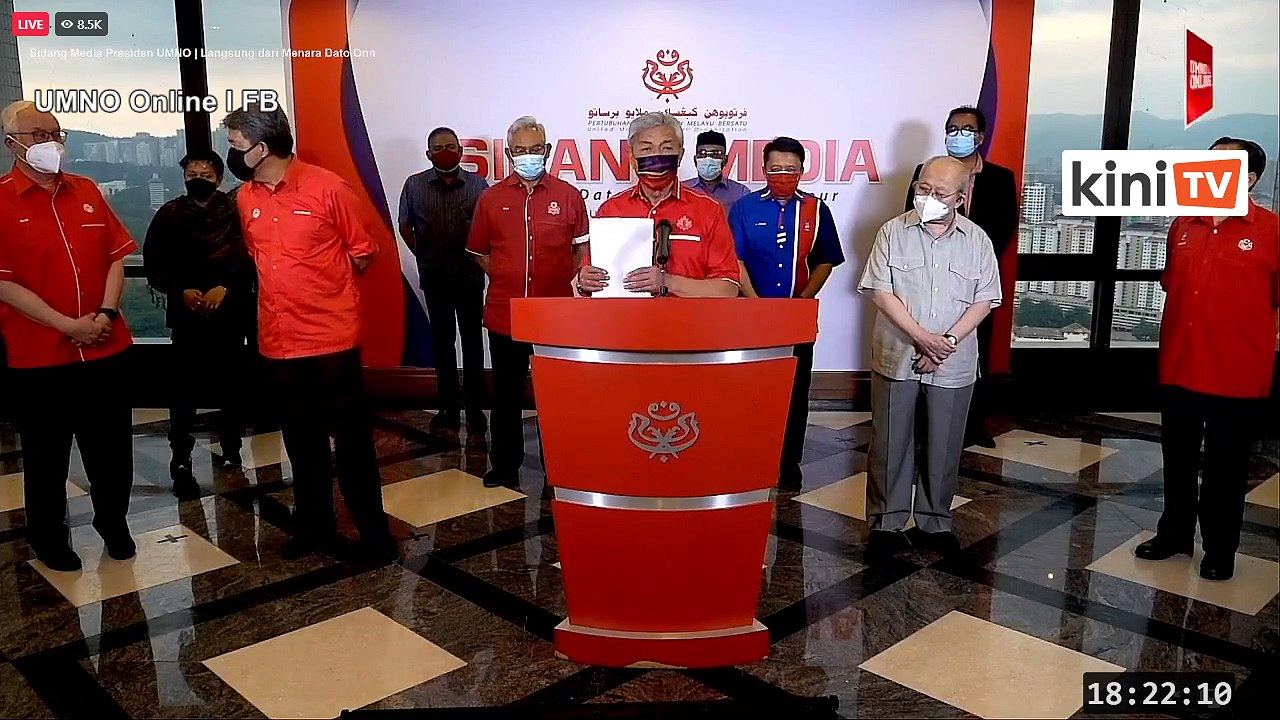 LIVE: Sidang media Presiden Umno Zahid Hamidi selepas mesyuarat MKT